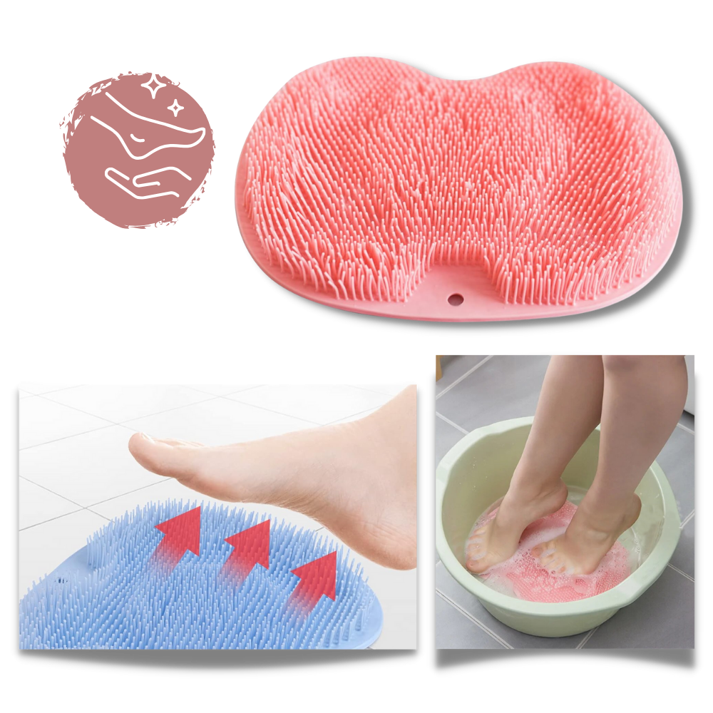 Relaxation Shower Brush for Back and Feet - Reflexology at Your Fingertips - Ozerty