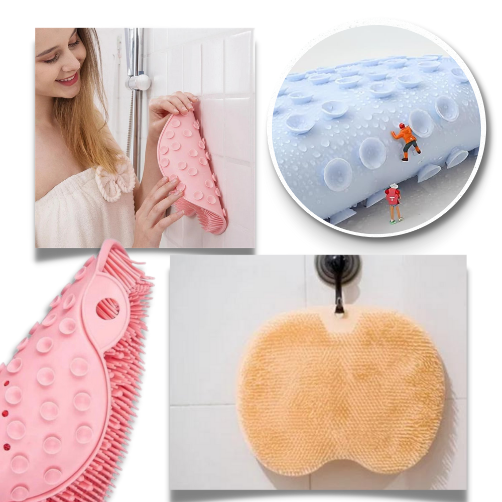 Relaxation Shower Brush for Back and Feet - Secure and Convenient Use - Ozerty