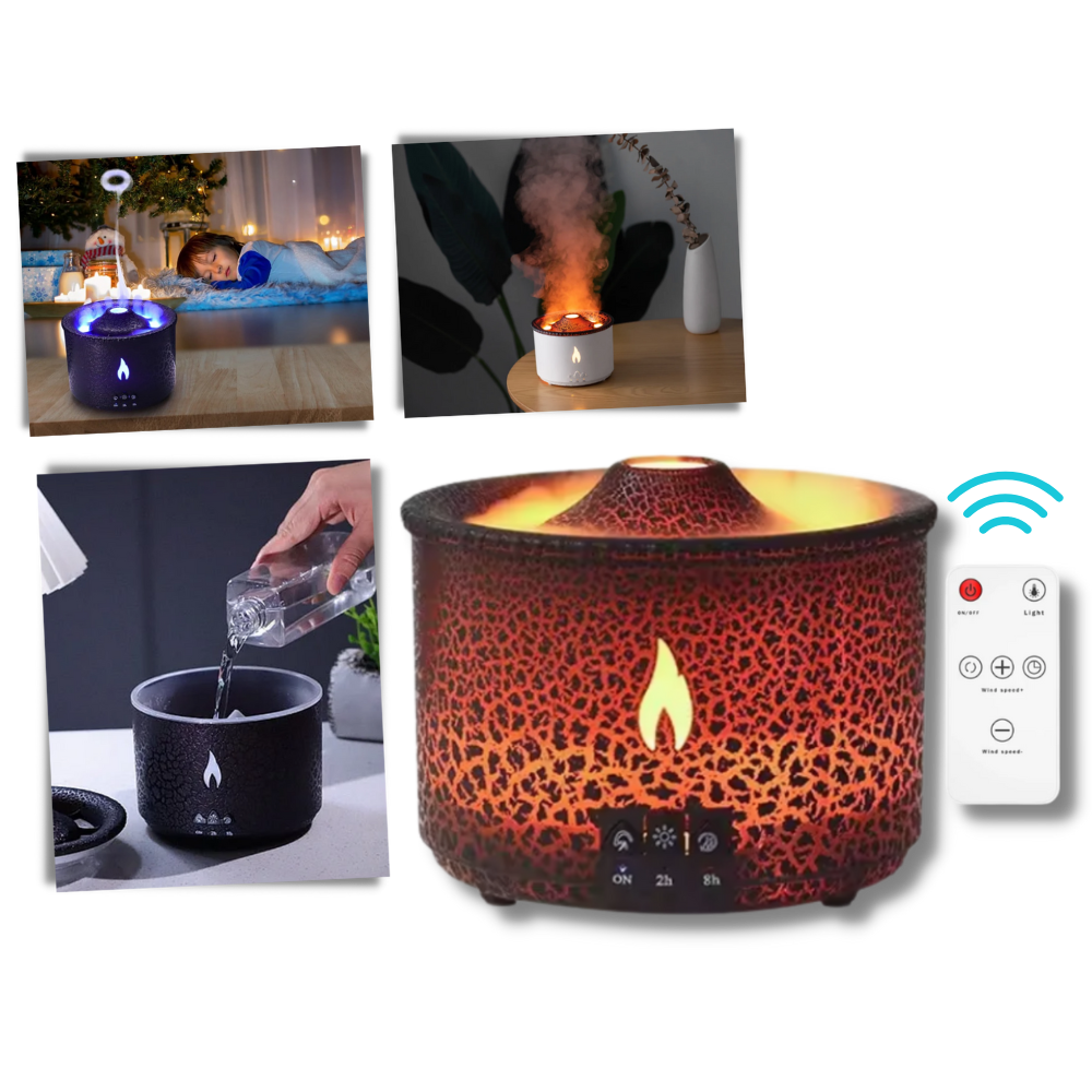 Relaxing volcano humidifier - Ozerty