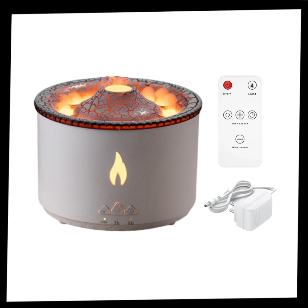 Relaxing volcano humidifier - Product content - Ozerty