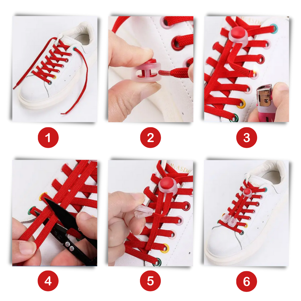 Safe Fashionable Lock Laces - Reliable Performance Day In, Day Out - Ozerty