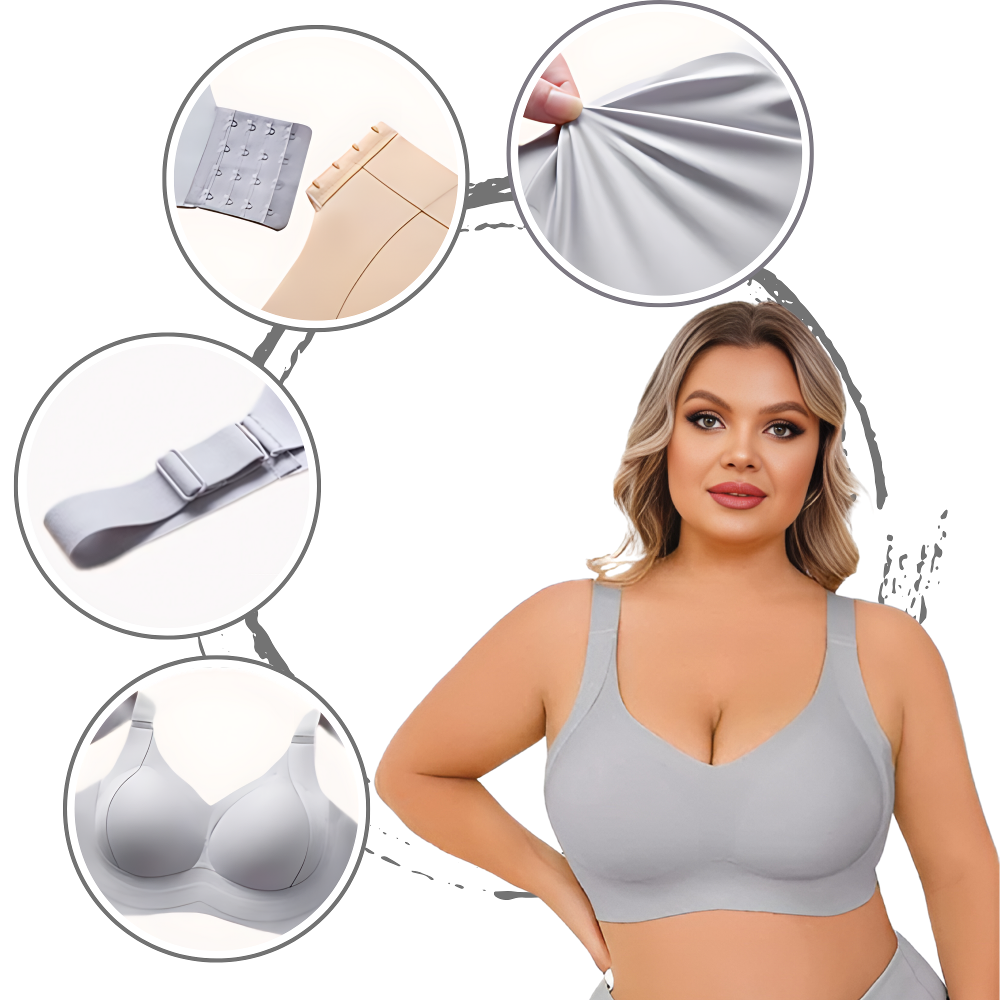 Seamless Breathable Shaper Bra - Stay Cool and Comfortable - Ozerty