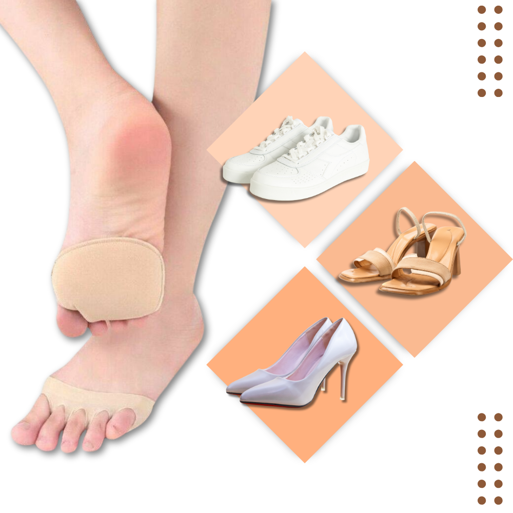 Shock Absorption Metatarsal Pads - Step Up in Heels with Confidence - Ozerty