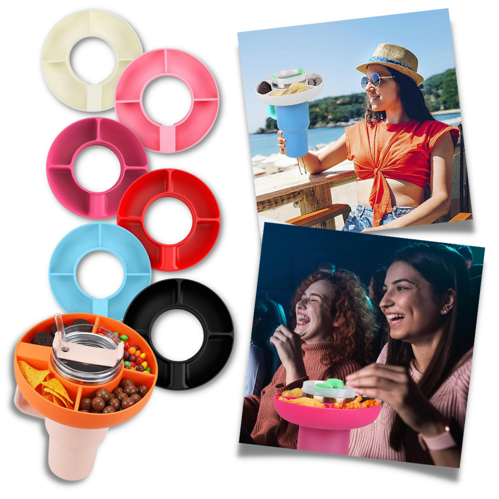 Silicone Snack Ring for Stanley Tumblers - A Pop of Color - Ozerty