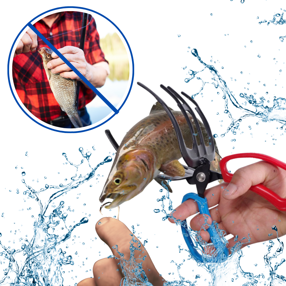 Slip-Free Fish Gripper Tool - Revolutionary Claw Mechanism - Ozerty