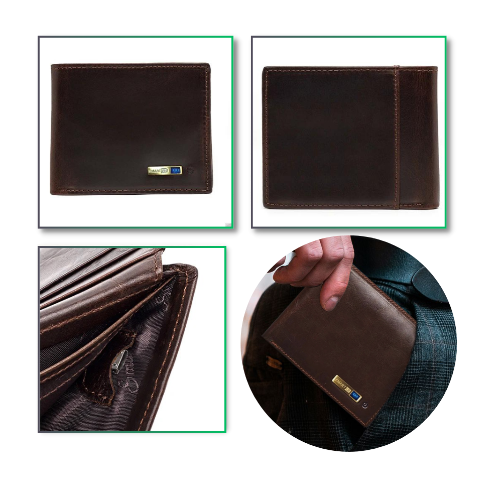 Smart Sophisticated Leather Wallet - The Sleek and Efficient Leather Wallet - Ozerty