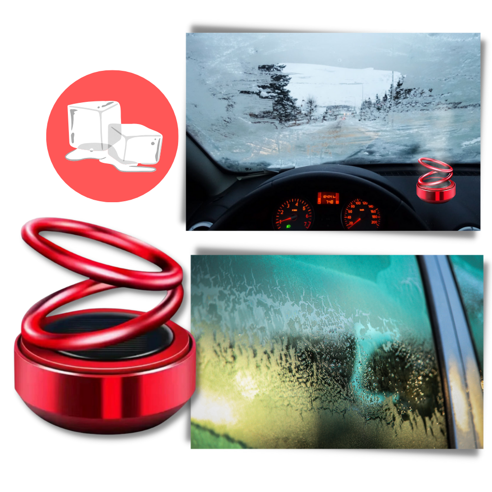 Solar-Powered Car Heater and Windshield Defroster - Innovative Windshield Defrosting  - Ozerty