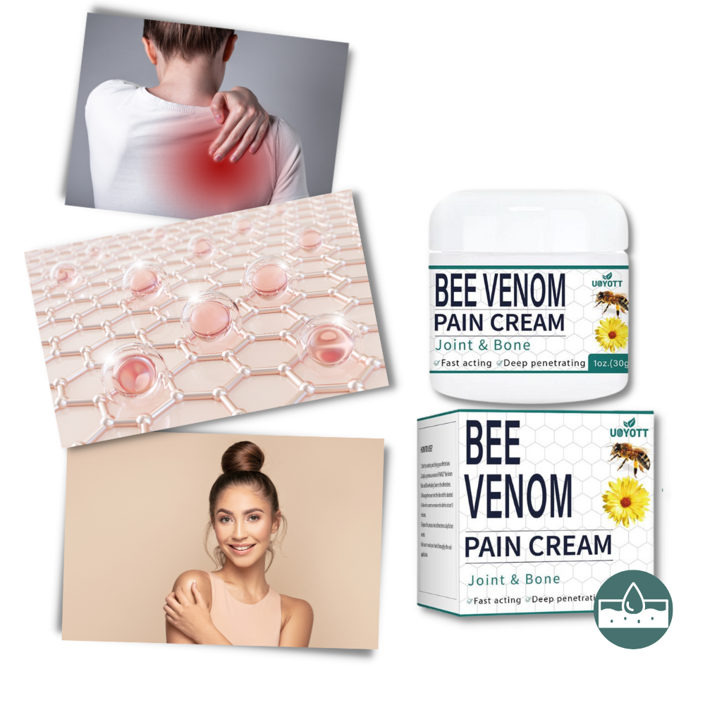 Soothing Joint and Muscle Bee Venom Cream - A Trusted, Gentle Formula - Ozerty