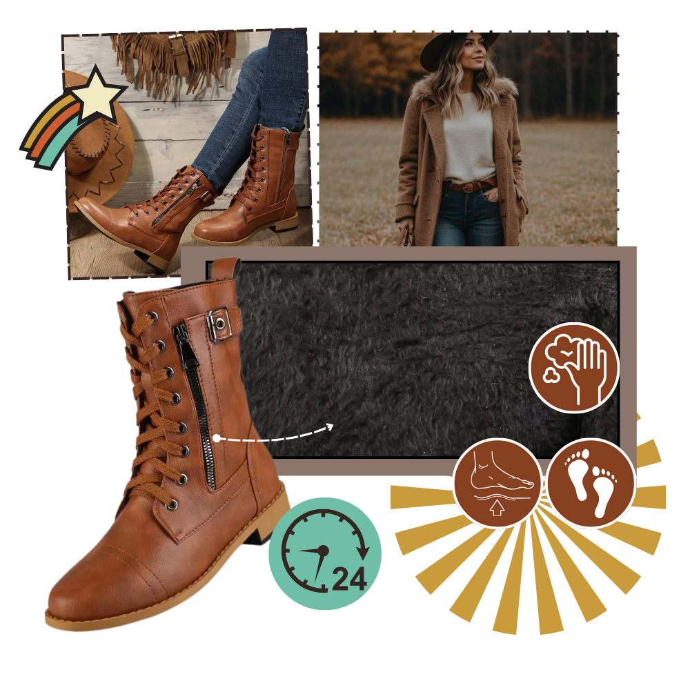 Stylish Non-Slip Walking Boots - Supports Your Feet All Day - Ozerty