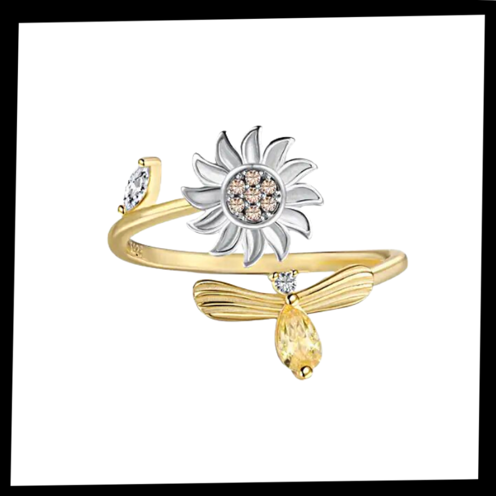 Sunflower Spinner Ring - Product content - Ozerty