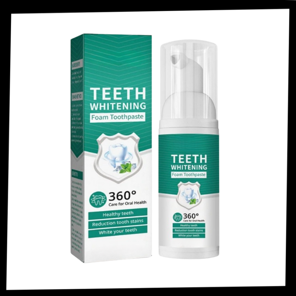 Mousse blanchissante pour les dents

 - Contenu du produit - Ozerty