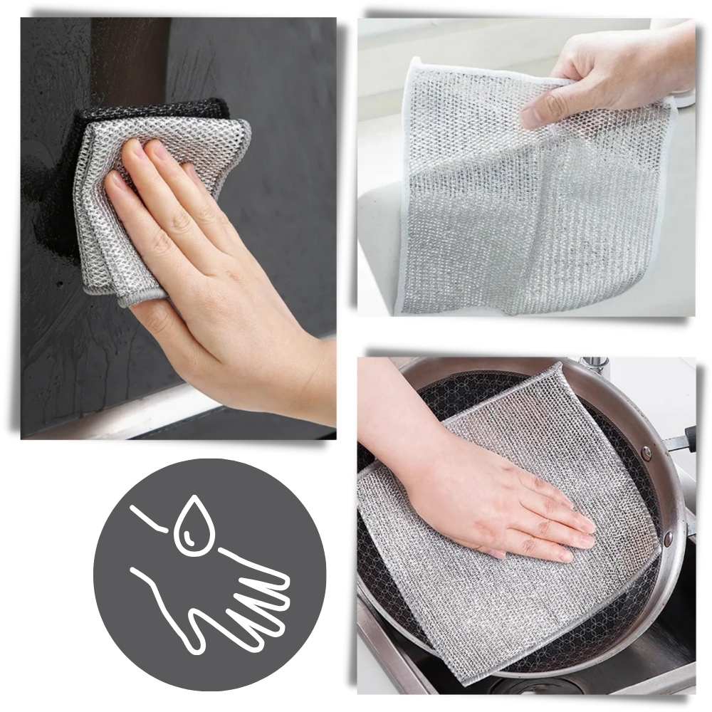 Thickened Absorbing Cleaning Cloth - Gentle Yet Effective - Ozerty