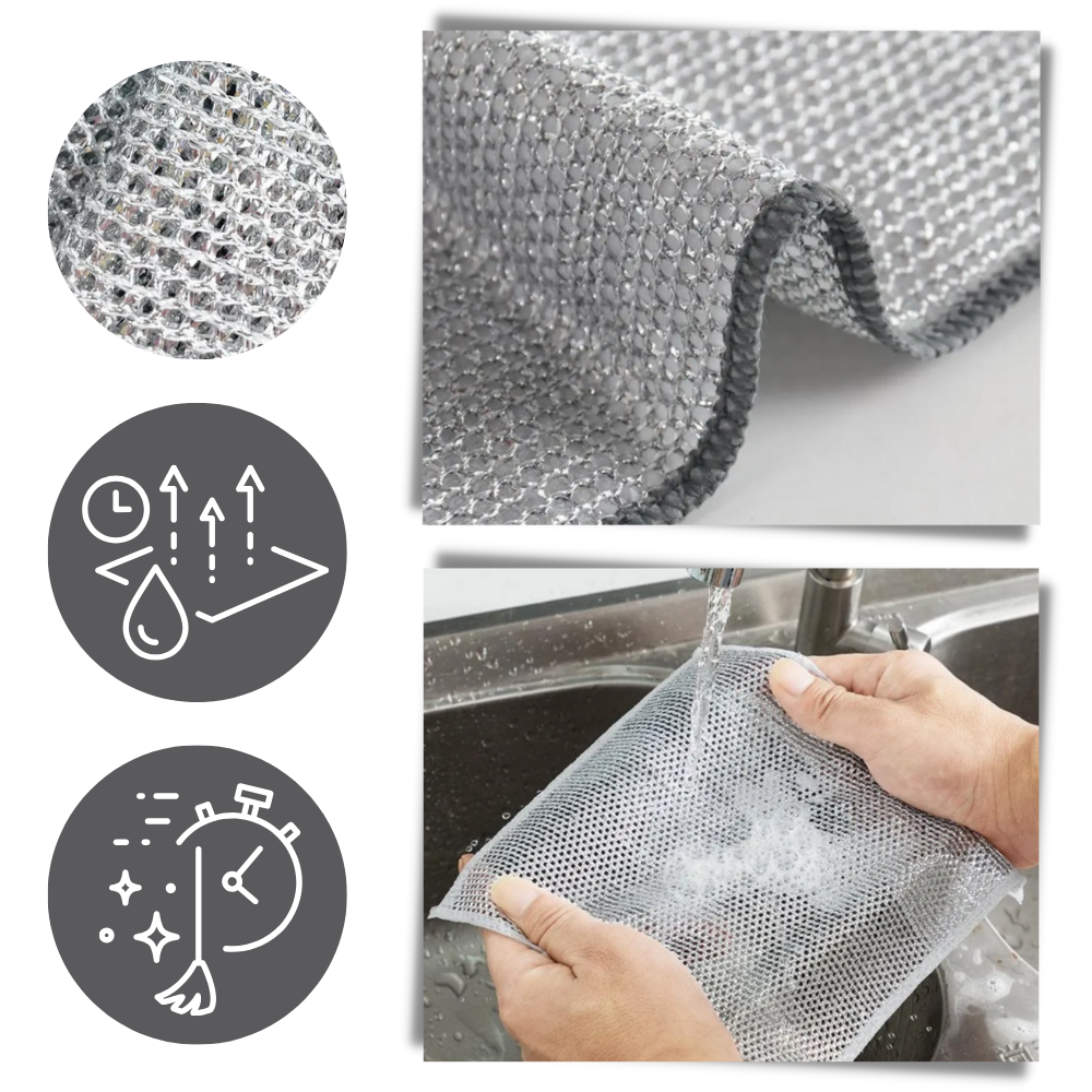 Thickened Absorbing Cleaning Cloth - Fast-Drying & Hygienic - Ozerty