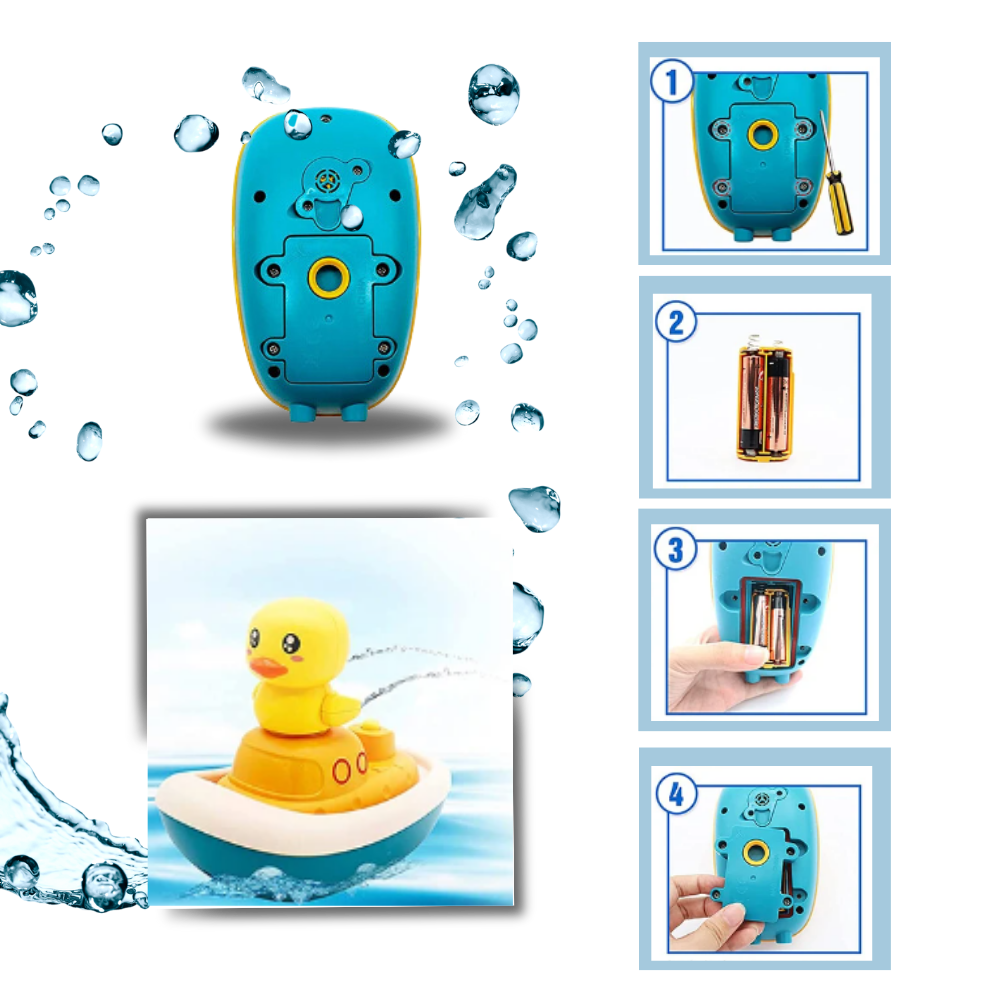 Triple Splash Duck Bath Toys  - Effortless Playtime - Ozerty