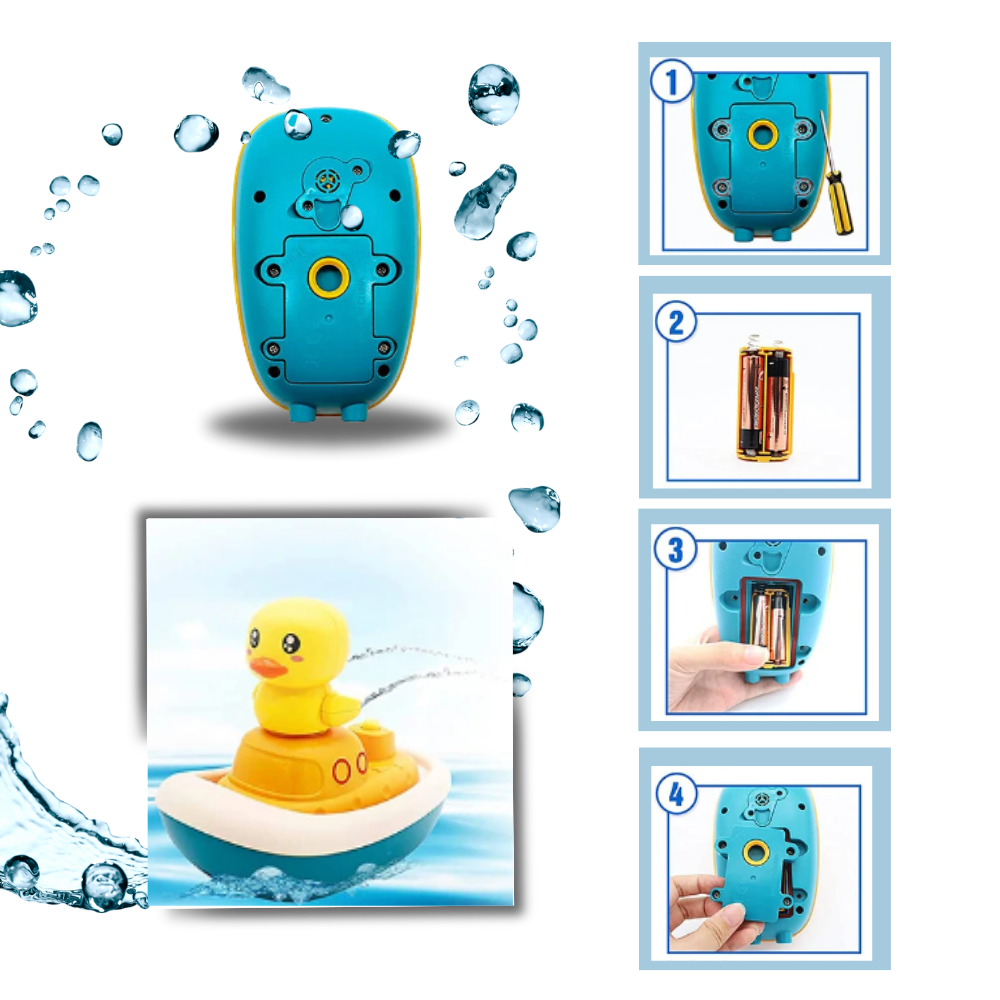 Jouets de bain canards et douche
 - Jouer sans effort
 - Ozerty