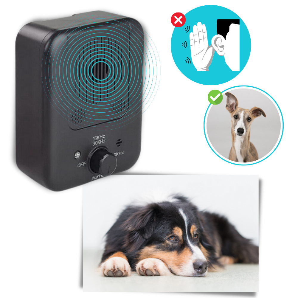 Ultrasonic Dog Bark Deterrent - Advanced Technology - Ozerty