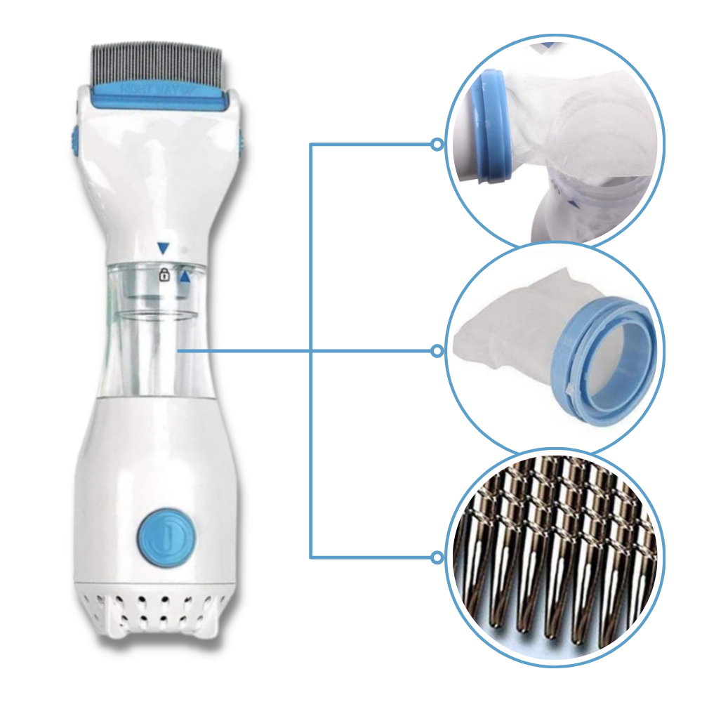 Universal Electric Lice Comb - Experience the Breeze of Easy Cleaning - Ozerty