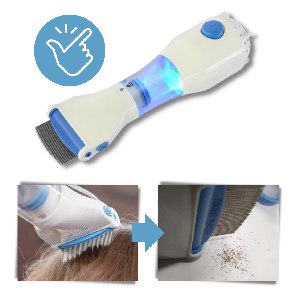 Universal Electric Lice Comb - Effortless Lice Elimination - Ozerty