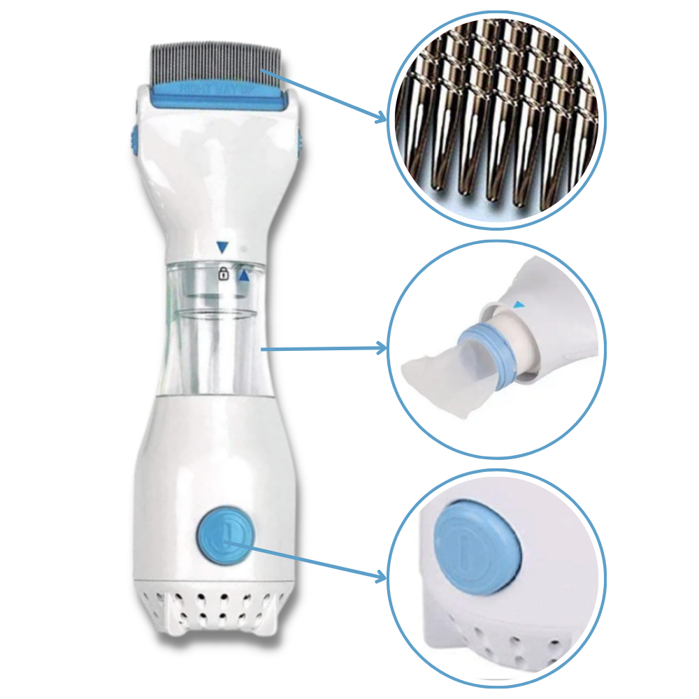 Universal Electric Lice Comb - Say bye to lice and fleas  - Ozerty