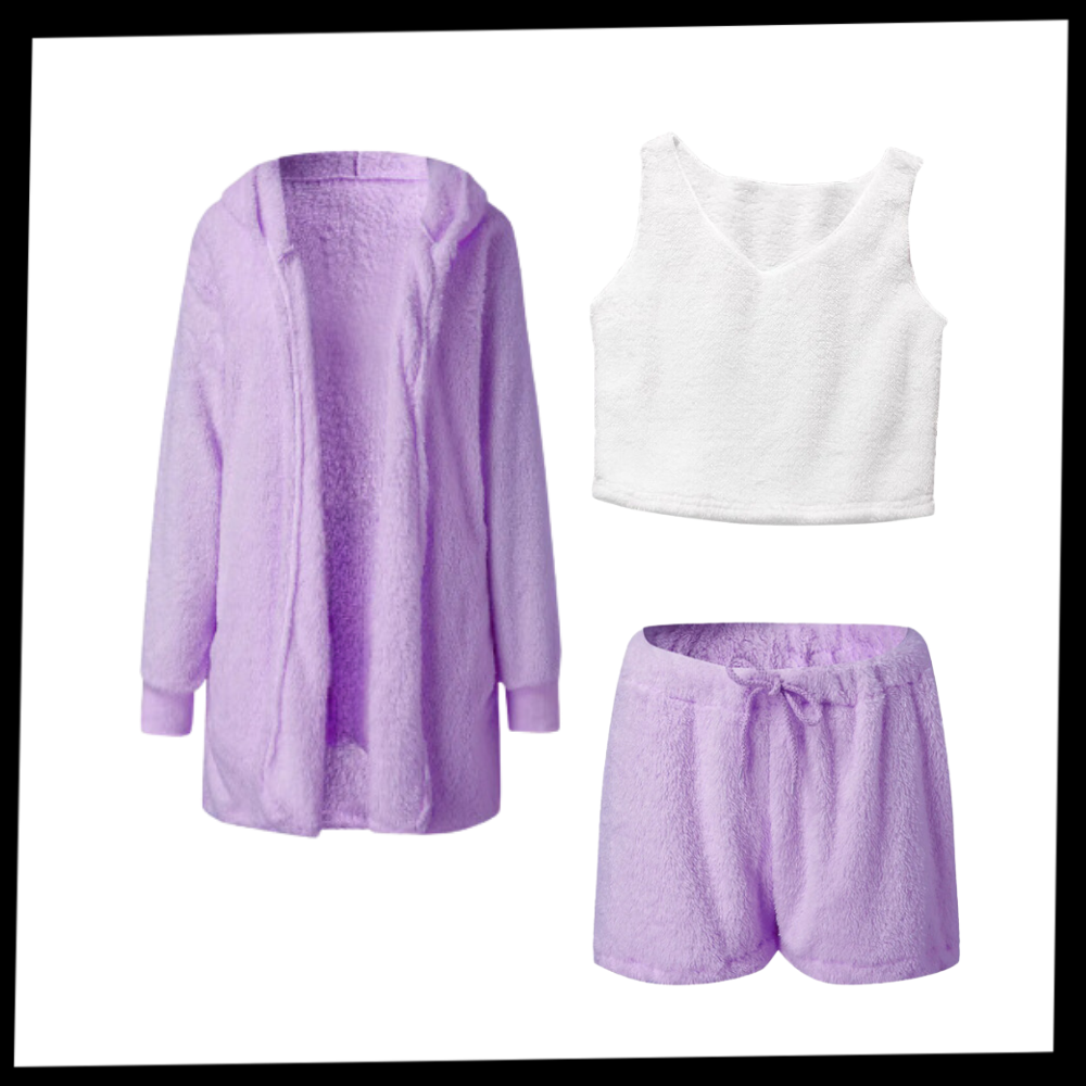 Versatile Stylish Pajama Set Short - Product content - Ozerty