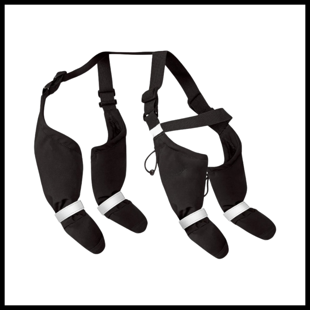 Stivali con bretelle impermeabili per cani - Contenuto del prodotto - Ozerty