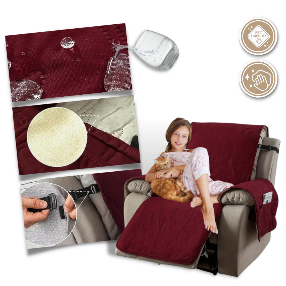 Waterproof Recliner Slipcover - Enhancing Home Hygiene: Pet and children friendly slipcovers - Ozerty