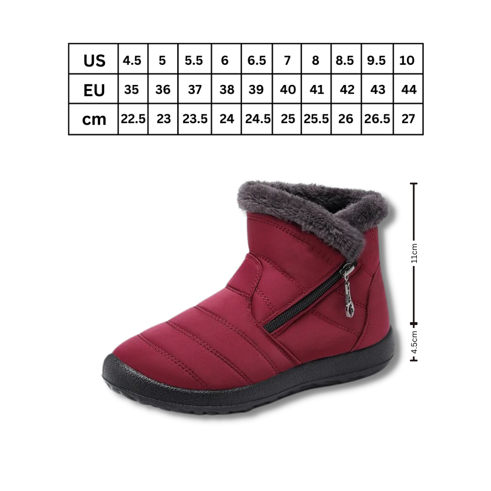 Women's Warm Waterproof Snow Boots - Technical characteristics - Ozerty