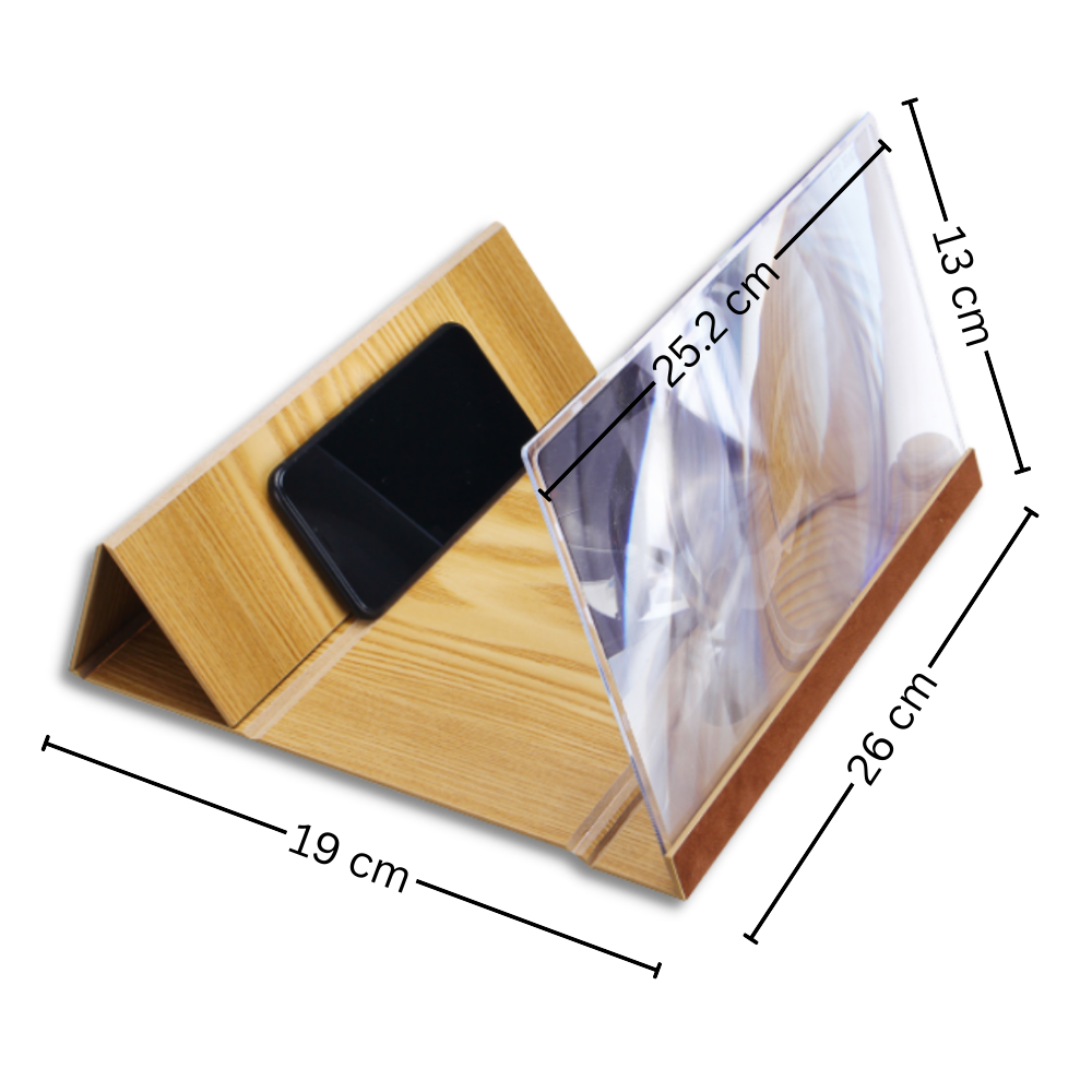  Wood Mobile Phone Screen Magnifier - Technical characteristics - Ozerty