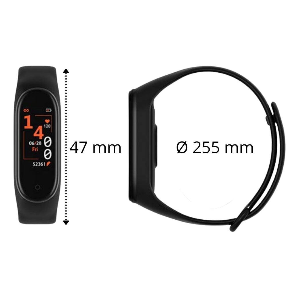 Fitness tracker smart watch - Dimensions - Ozerty