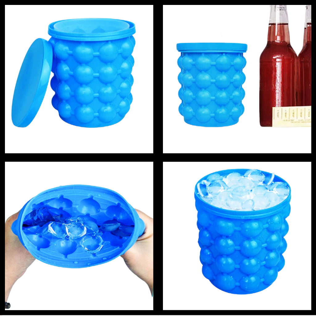 Silicone ice cube bucket - Easy to use - Ozerty