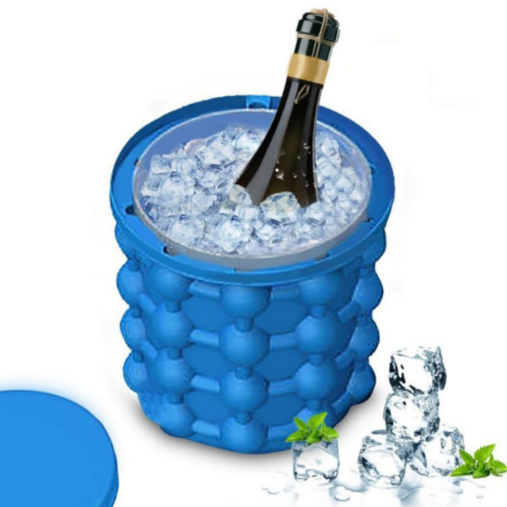 Silicone ice cube bucket - Resistant material - Ozerty