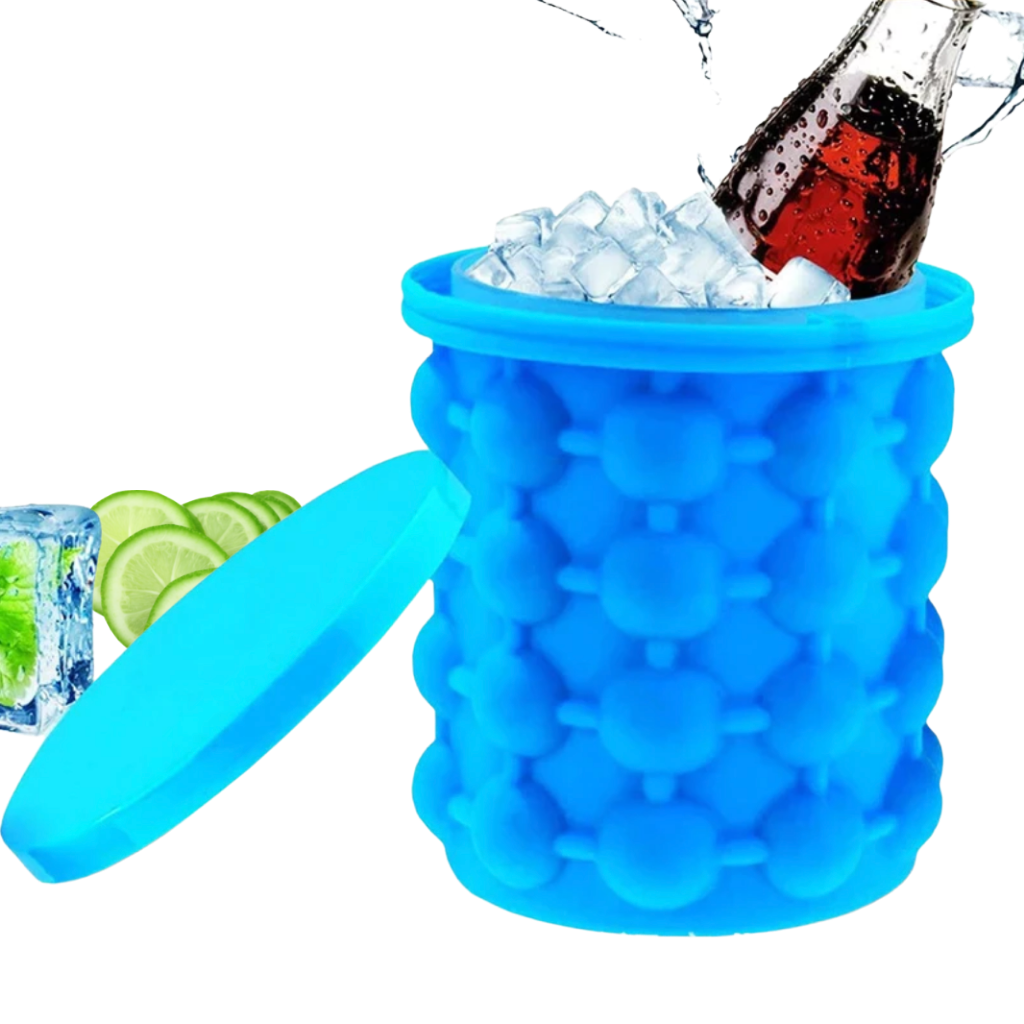 Silicone ice cube bucket - Fresh beverages summer - Ozerty