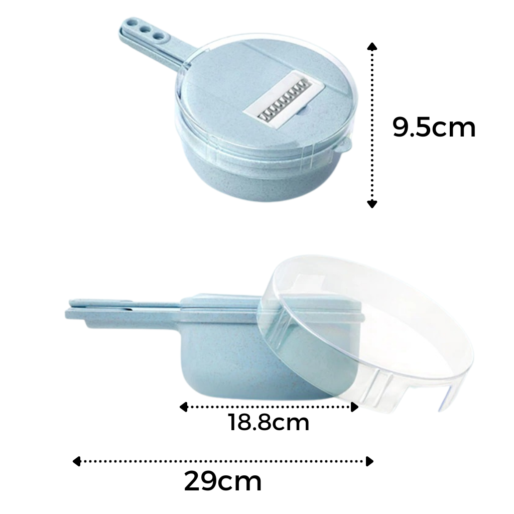 Vegetable cutter 8 in 1 - Dimensions - Ozerty