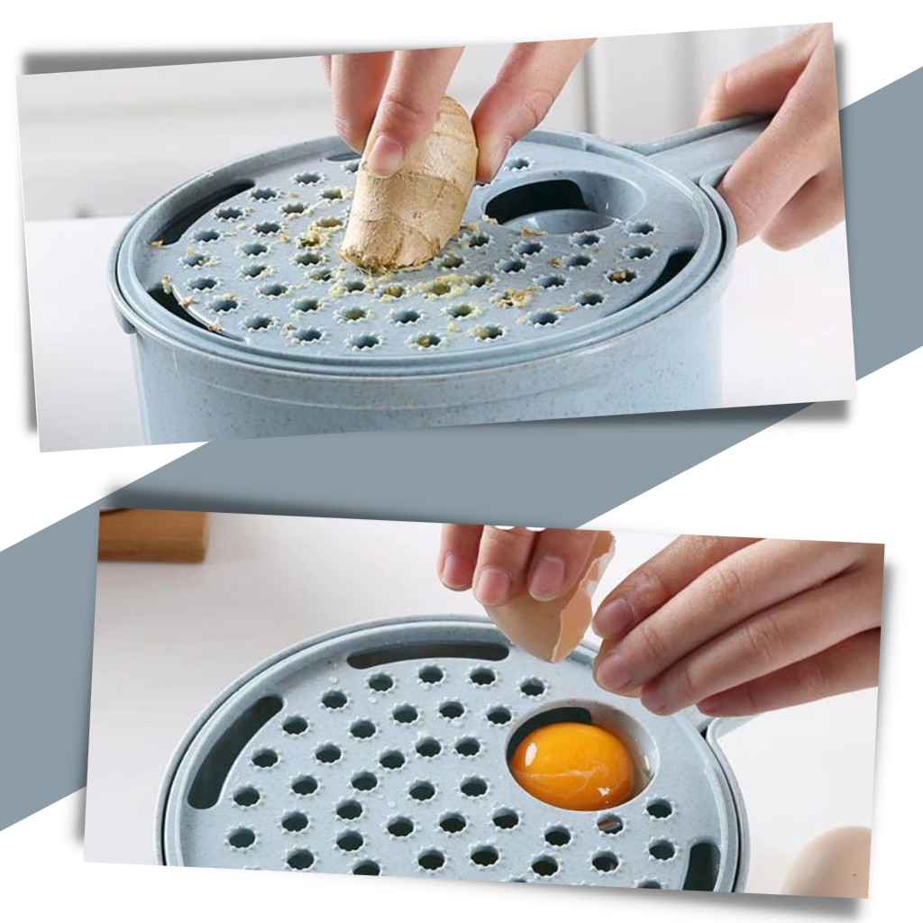 Vegetable cutter 8 in 1 - Compact egg divider - Ozerty