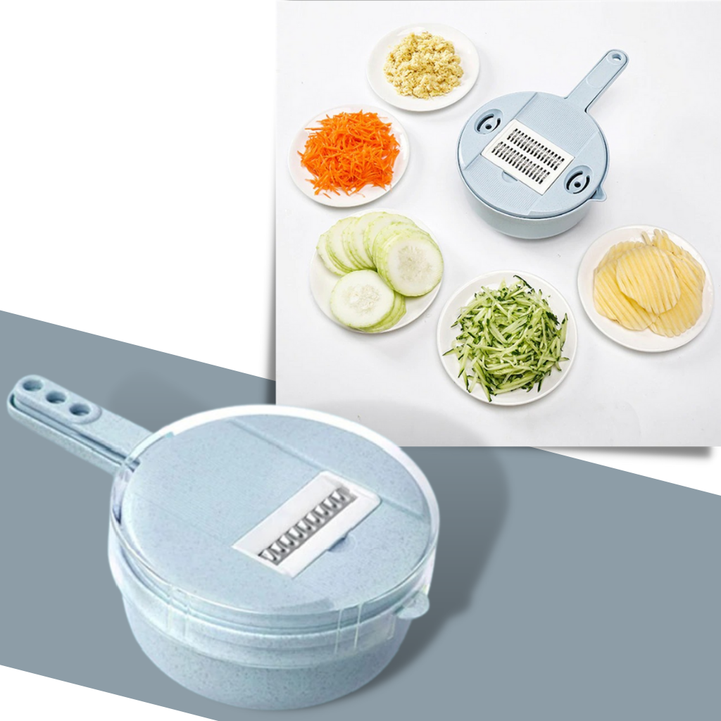 Vegetable cutter 8 in 1 - Multiple use - Ozerty