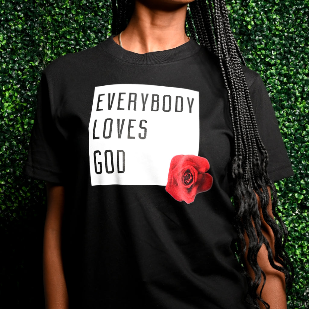 Logo Tee Black (Everybody Loves God) - everybody loves god product image