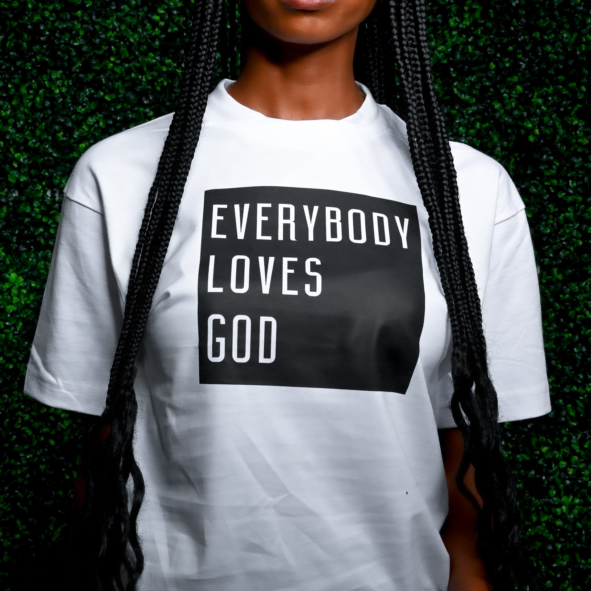 Logo Tee White (Everybody Loves God) - everybody loves god product image