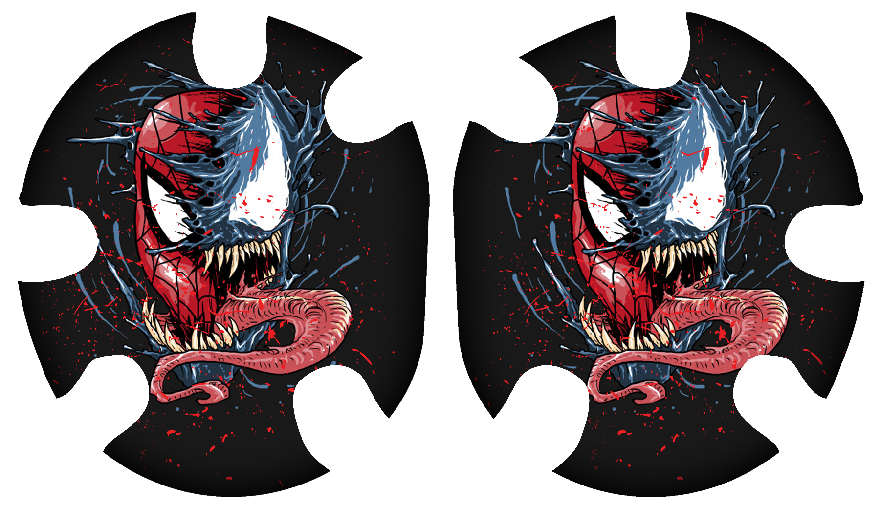 Venom x Spiderman Headgear Decal – crossfaceGEAR