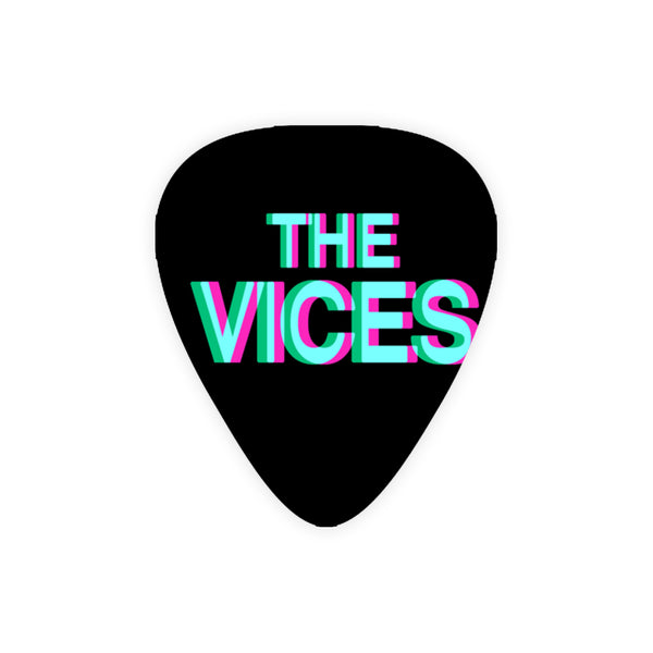 The Vices Classic Guitar Picks | 10 Pack with Single Sided Print
