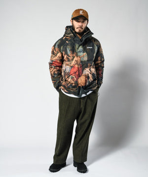 LFYT × PRADO MUSEUM Banquete de Aqueloo PUFFER JACKET LA221010 MULTI