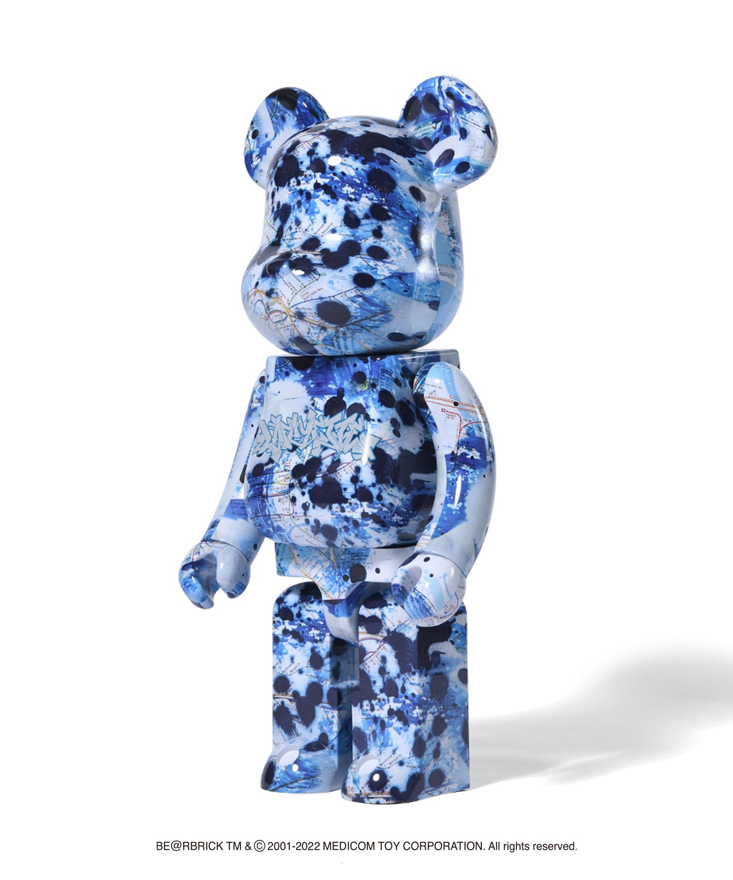 LFYT × STASH BE@RBRICK 1000% LE222304 BLUE