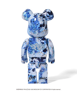 LFYT × STASH BE@RBRICK 1000% LE222304 BLUE