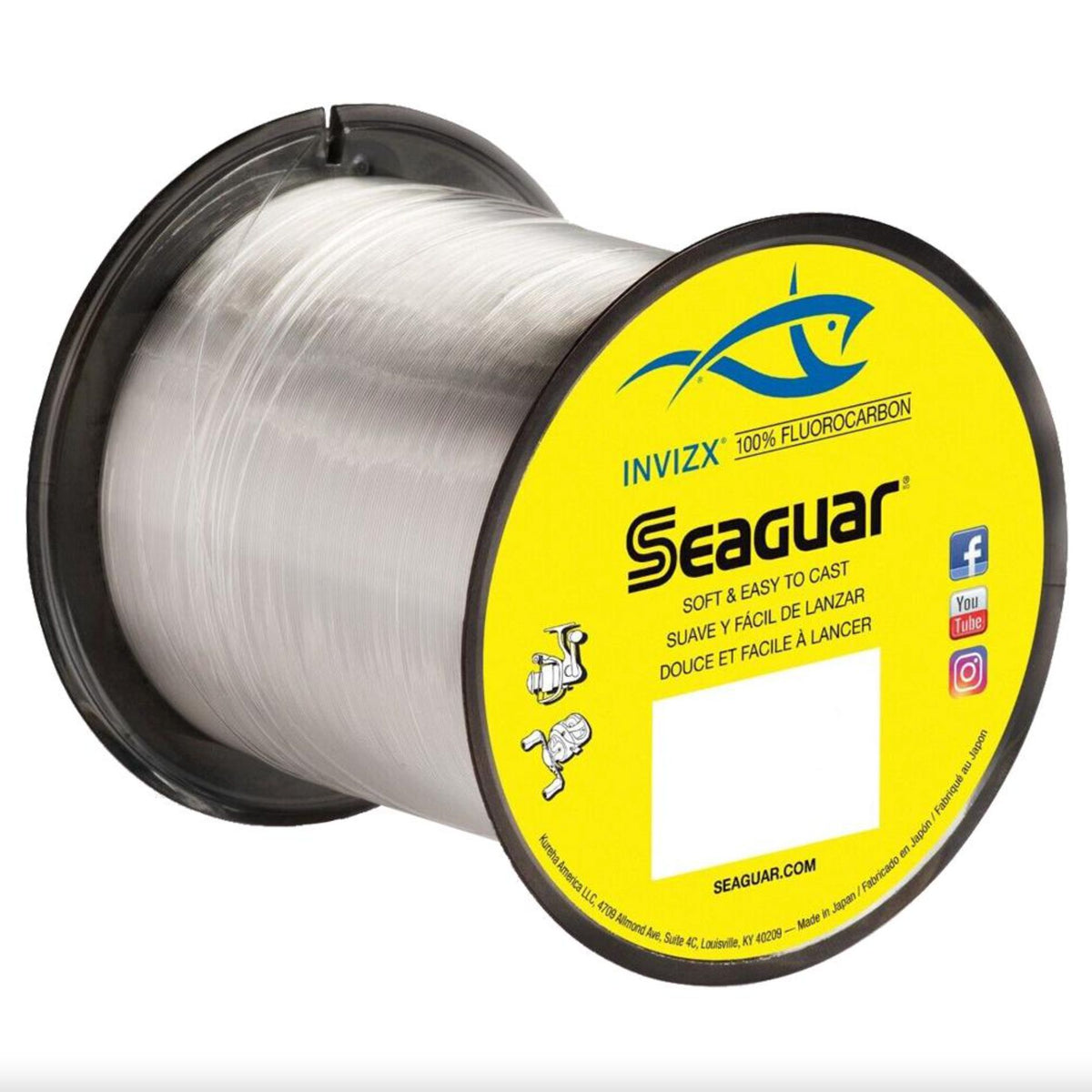 Seaguar Invizx Fluorocarbon Line 200 Yards