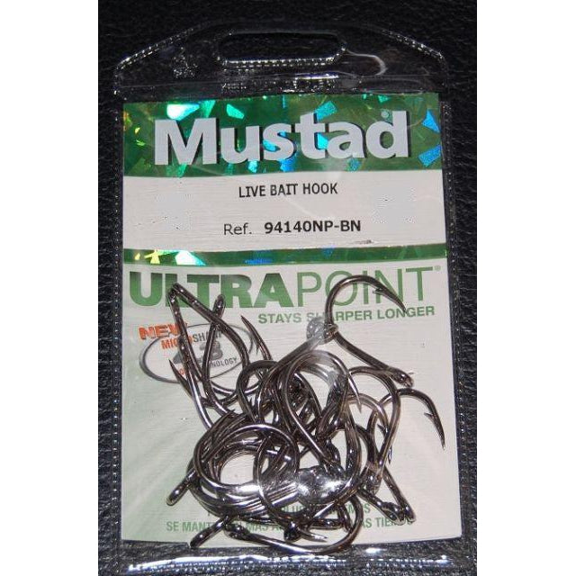 Mustad 3x O'Shaughnessy Live Bait Hooks