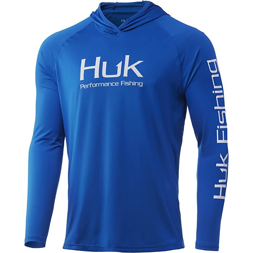 Huk Mens Fishing Performance Long Sleeve shirt Size 3XL Tuna Badge Pursuit