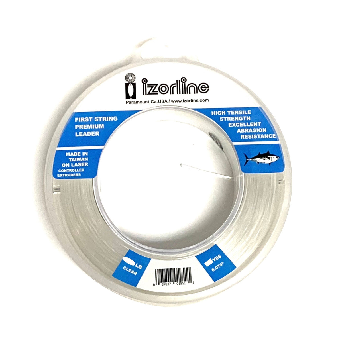 Izorline First String Clear Monofilament Wind-On Top Shots