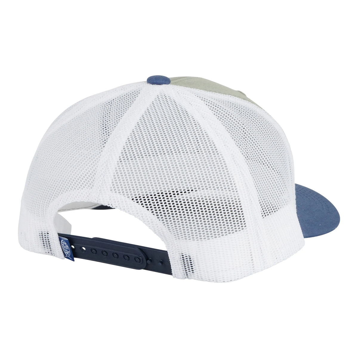 SHIMANO Trucker Style Performance Cap, Blue/White, One Size