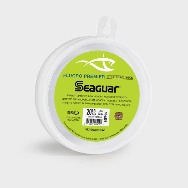 Seaguar Premier 100% Fluorocarbon 50 Yards Leader Line