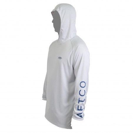 Skeeter AFTCO Samurai Hooded Long Sleeve - Nautical Blue Heather