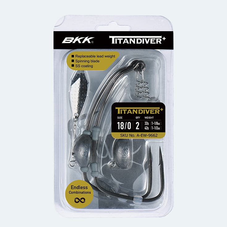 BKK Titandiver Weighted Swimbait Hooks